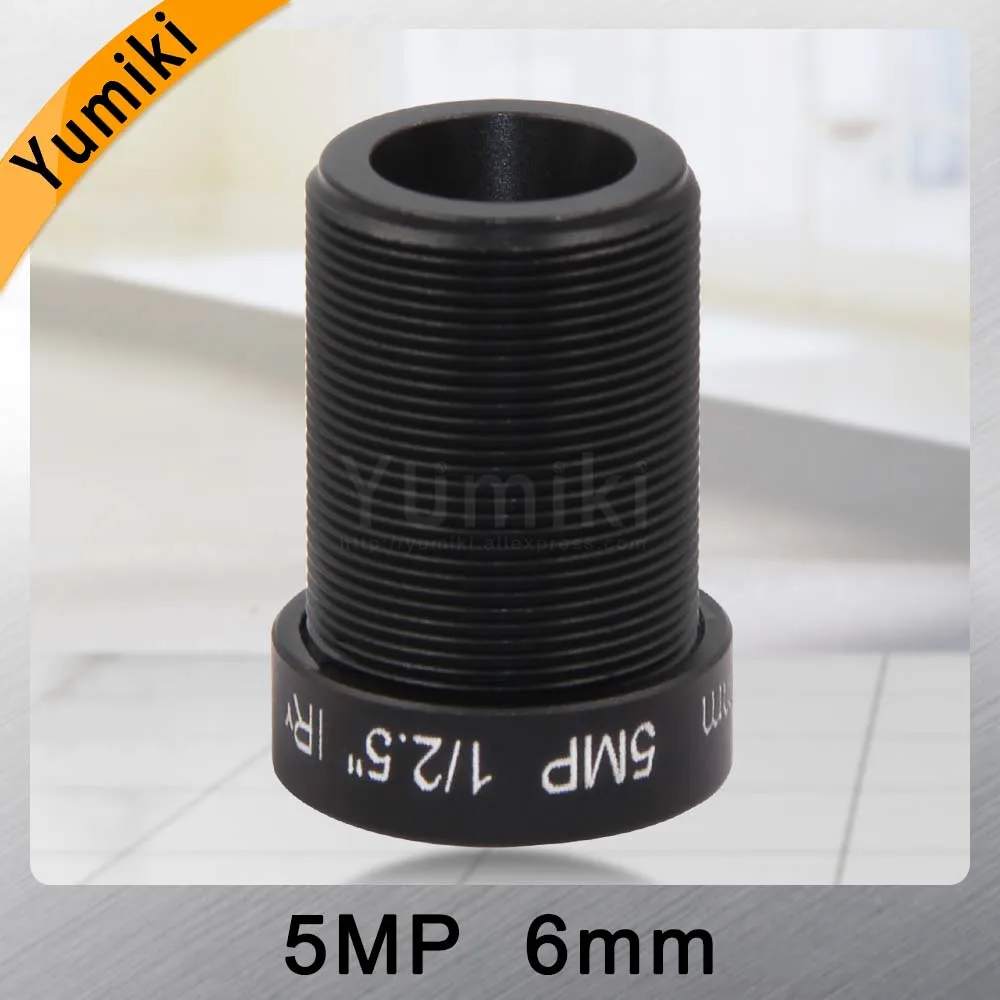 Yumiki 5 0 мегапикселей M12 MTV 6 мм 5MP HD CCTV объектив ИК камера безопасности с
