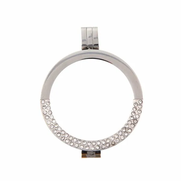 Vinnie дизайн ювелирные изделия из нержавеющей стали хрустальный кулон ожерелье с 33