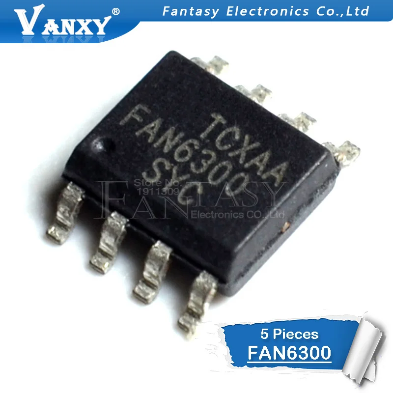 5PCS FAN6300AMY SOP-8 FAN6300AM SOP FAN6300A FAN6300 SOP8 New Original | Электронные компоненты и принадлежности