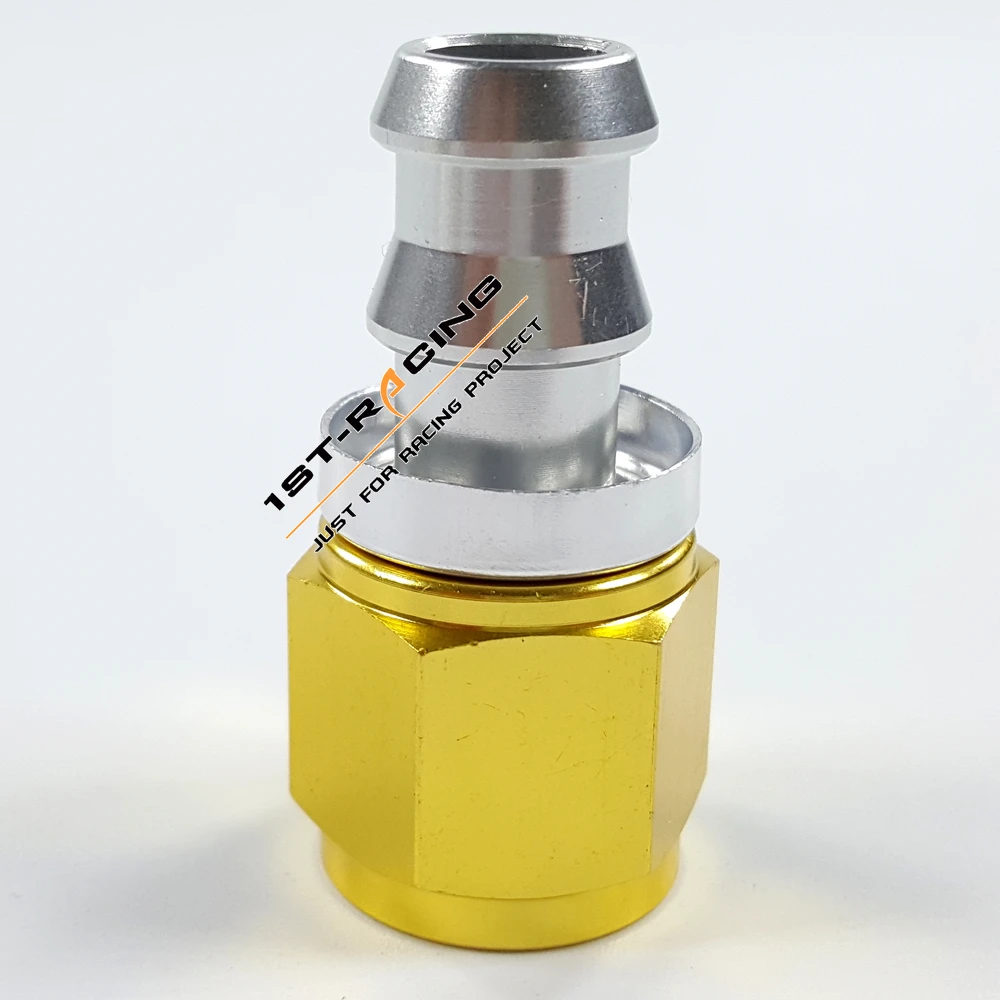 Универсальный 10 прямой фитинг нажимной на шланг Конец масляной топливной линии