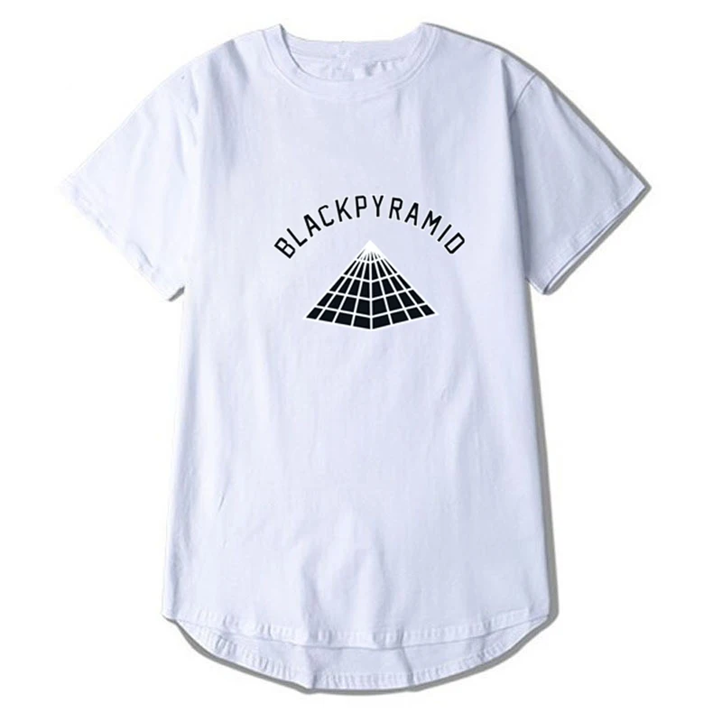 New Arrivals High Street T Shirt Men BLACK PYRAMID Hip Hop T-Shirts Chris Brown Brand Short Sleeves Cotton Extend Tour Tee Tops | Мужская
