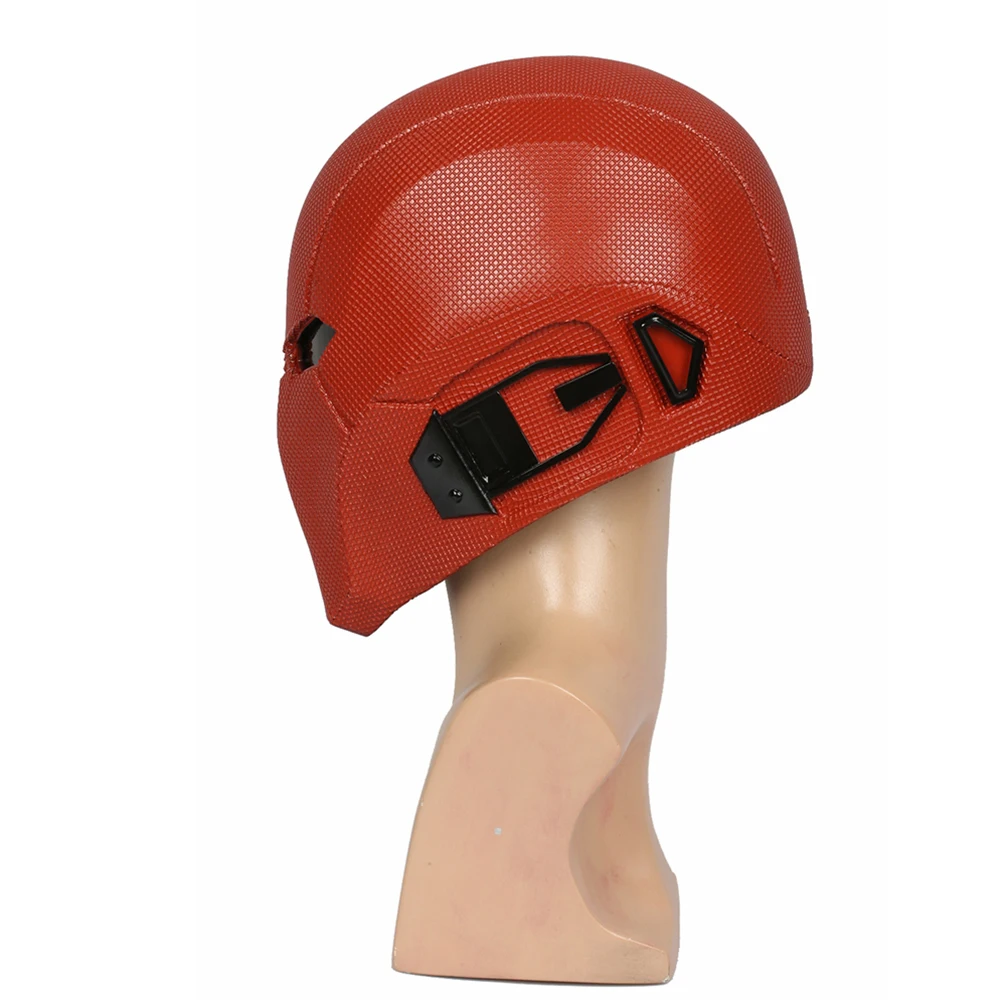 XCOSER Лига несправедливости 2 шлем игры косплэй реквизит Смола красный капюшон