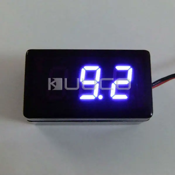 

Digital Meter DC 1.7~25V Voltmeter Blue Led display Panel Meter/Monitor/Tester DC 12V 24V Volt Meter Waterproof Digital Meter