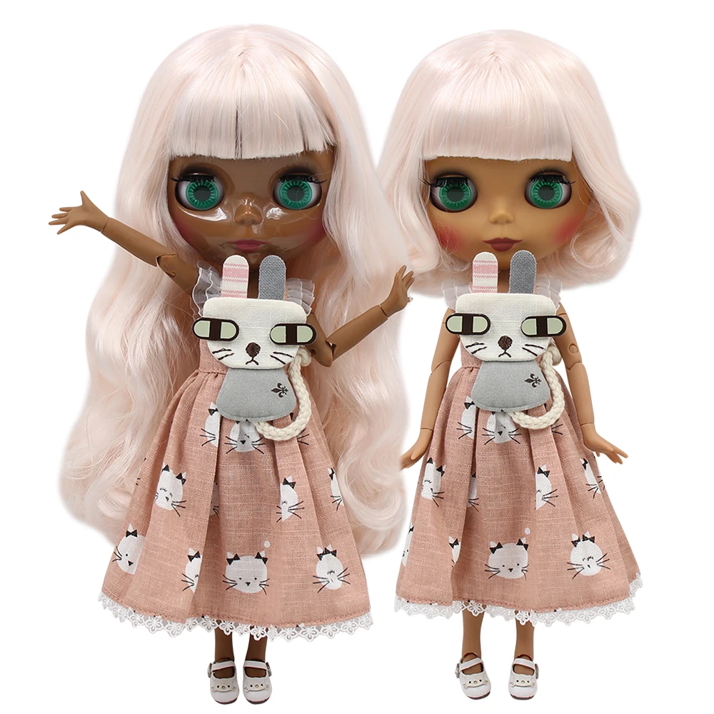 Ледяной DBS Blyth кукольные 1/6 bjd ob24 игрушка шарнирное тело нежно розового цвета смесь