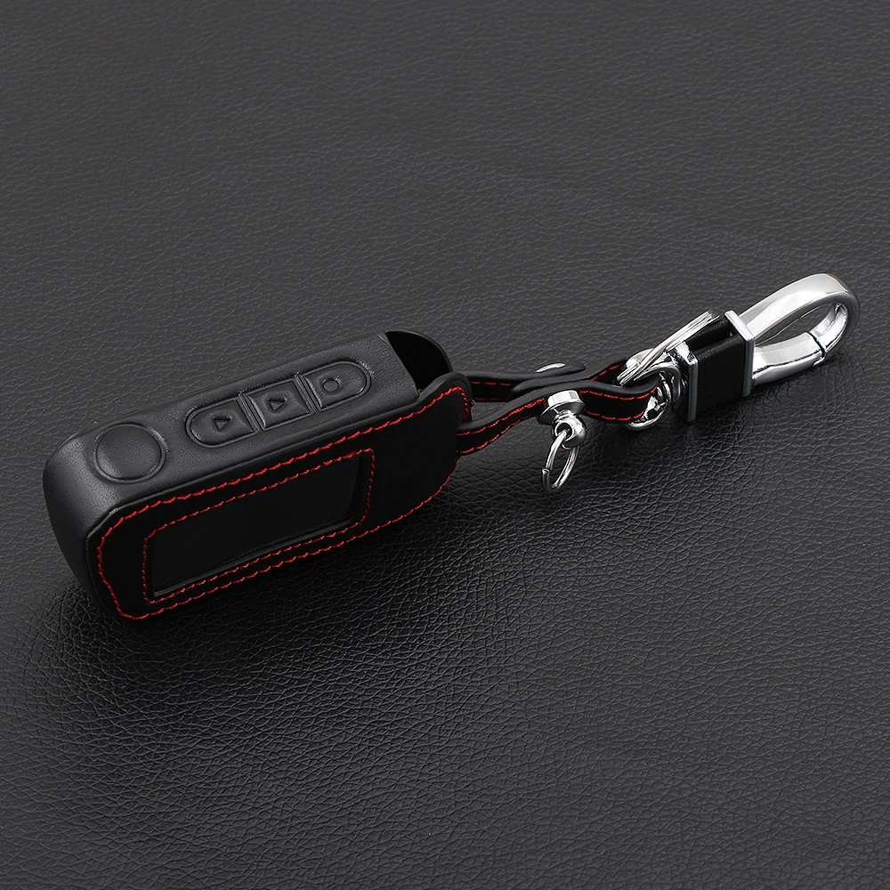 Новинка 2017 года! Кожаный чехол для автомобильного ключа A93 Starline A63 пульт