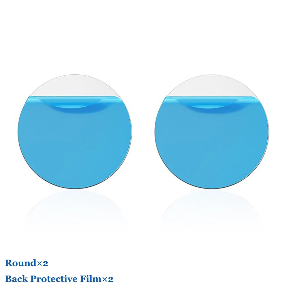 2Pcs Round QIBOY Универсальный Автомобильный держатель для телефона металлическая пластина для магнитного адсорбционного стола настенный телефон держатель железные листы для вентиляционного отверстия автомобильный держатель - Цвет: 2Pcs Round