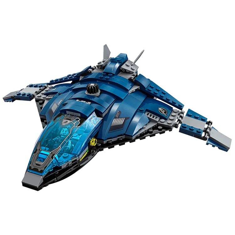 Модель блоков конструкции 07034 совместима с avec Super Heros Avangers L Aeroport Bataille 76051 Modele Jouets