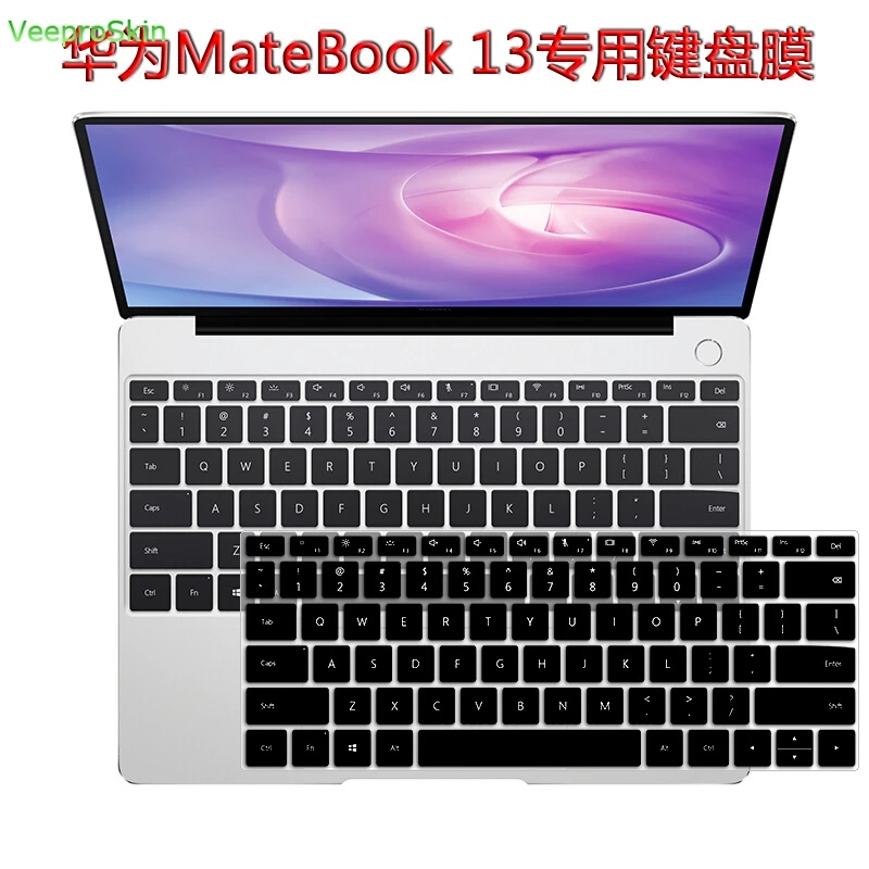 Для Huawei Matebook 13 2021 2020 2019 для ноутбука &quot2K сенсорный WRT W19 W29 силиконовая клавиатура