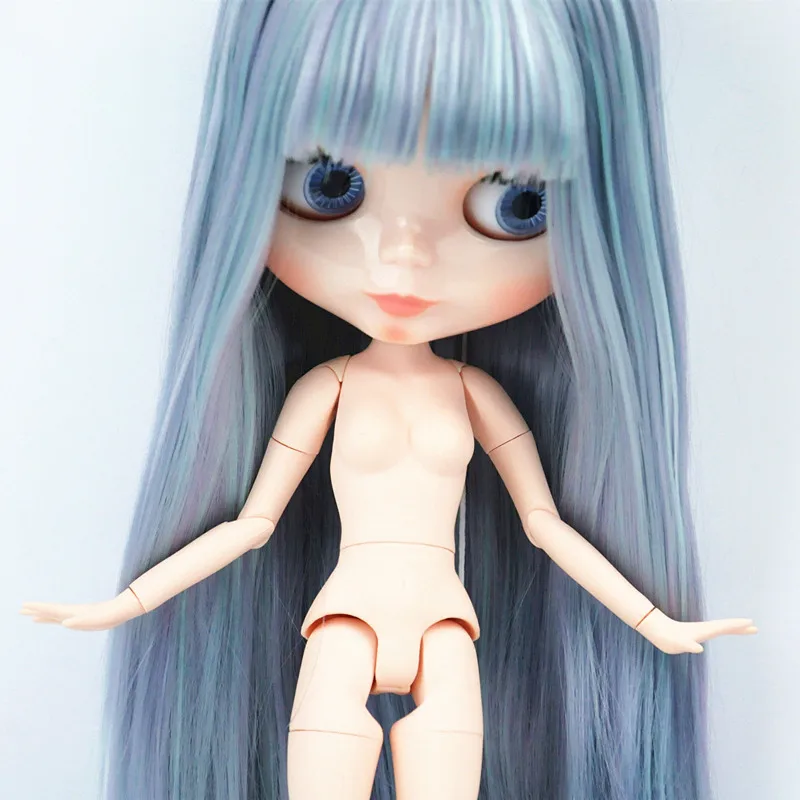 Фабрика Blyth кукла шарнир тело 1/6 кукла Blyth прямые волосы с челкой/бахрома BJD подходит для DIY 19 суставов тело игрушка для девочки