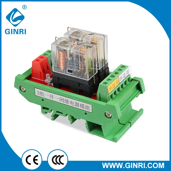 GINRI JR 2L1 2 канальный усилитель PLC релейный модуль Omron 24vdc реле|24vdc relay|relay modulerelay omron |