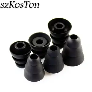 Мягкие силиконовые вкладыши для наушников, 3 пары6 пар, сменные трехслойные вкладыши для наушников колпачок для наушников