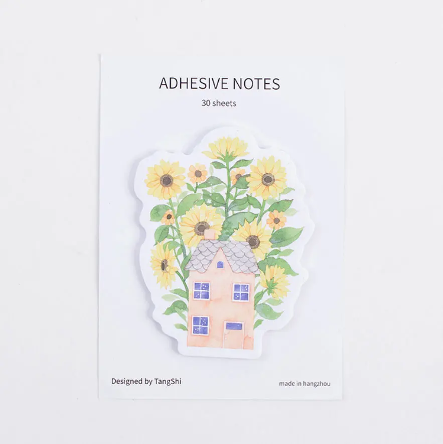 3 1 X красивые садовые цветы Памятка бумага для выпечки stickys notes post кавайный блокнот канцелярские принадлежности papeleria школьные принадлежности для детей Подарки - Цвет: 3