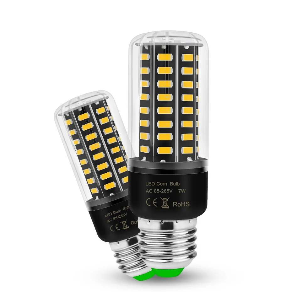 E27 220 В светодиодный ная лампа 5736 SMD СВЕТОДИОДНЫЙ лампочка E14 110 лампочсветильник