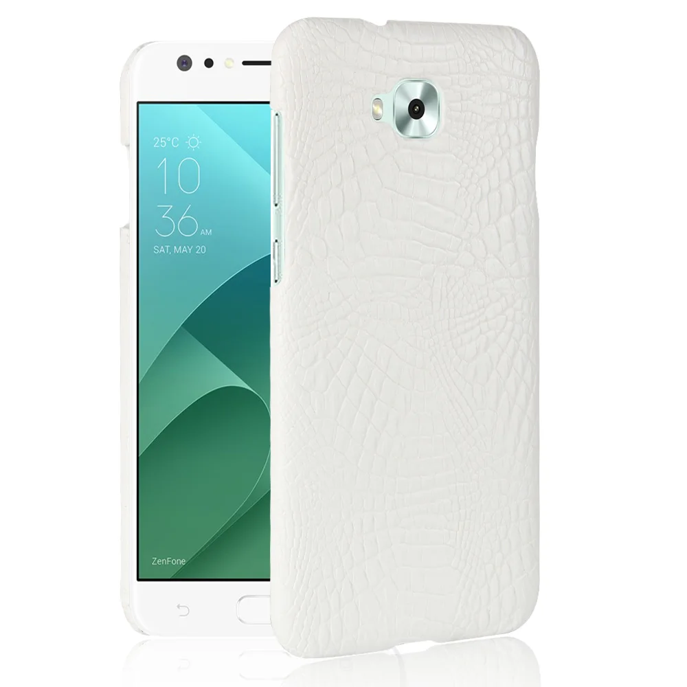 ZD553KL Luxury Crocodile Leather Case for ASUS ZenFone 4 Selfie Cover Skin Pattern Shockproof Hard Shell Phone Cases Fundas Bag |