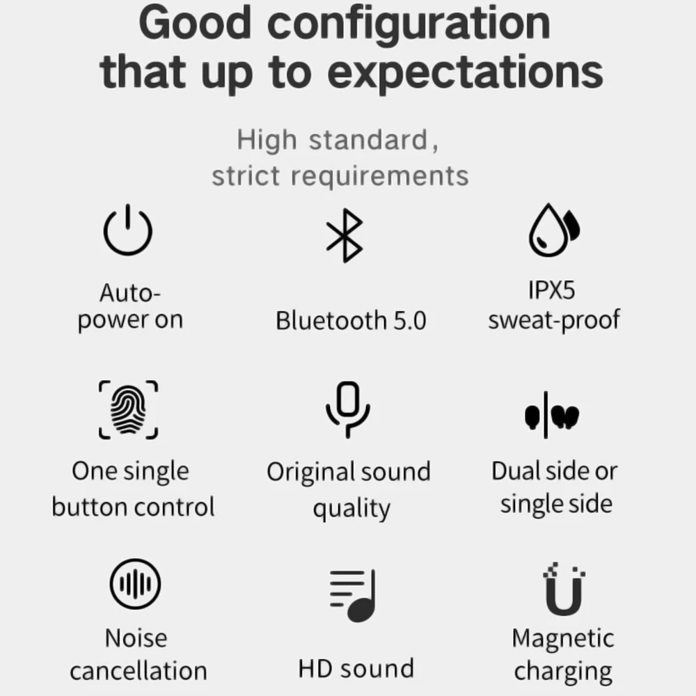 RWS X9 Plus беспроводные bluetooth-наушники с защитой от пота HD звуковые спортивные