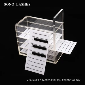 Органайзер для наращивания ресниц, акриловая тарелка для ресниц, органайзер для хранения, держатель, инструменты для наращивания ресниц