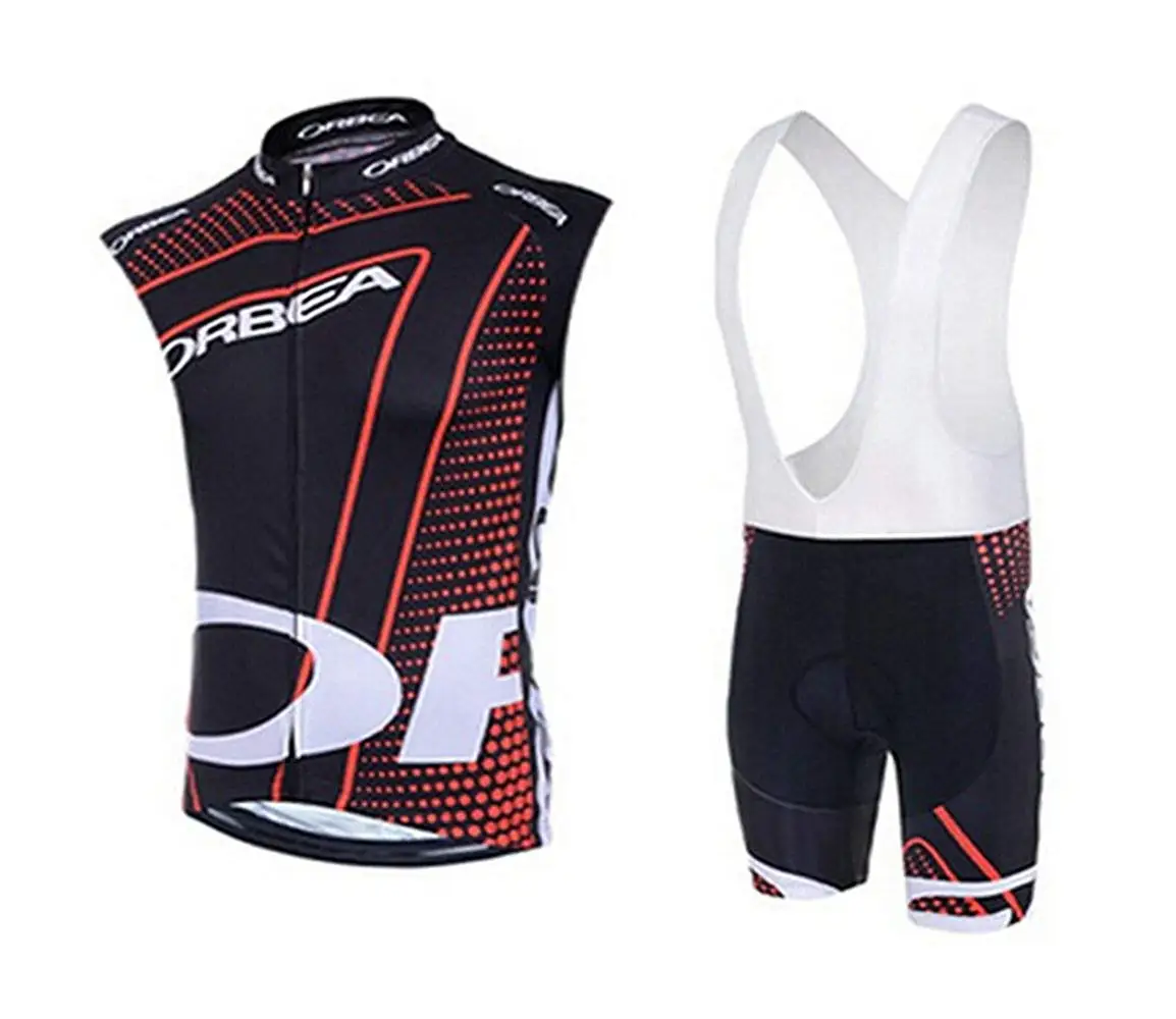 NOOYME Cycling Shorts Men's Jersey 3D Cushion Padded Sleeveless Shirts Bib Sportwear Set Black X171 Bike | Спорт и развлечения