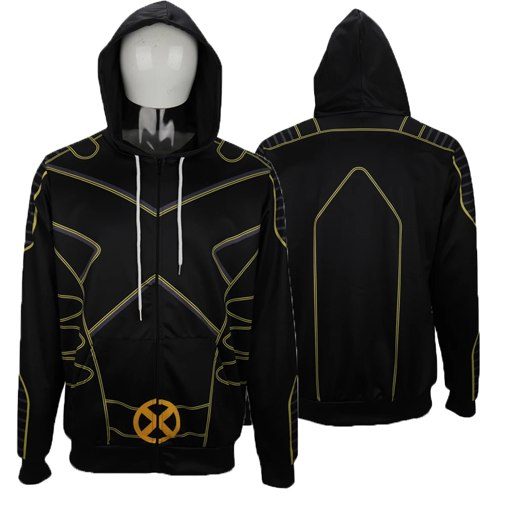 New X-Men The Gifted Hoodies Cosplay Costume Men Adult Jacket Sweatershirts Man Outfit Coat DC Movies Halloween Party Prop | Тематическая