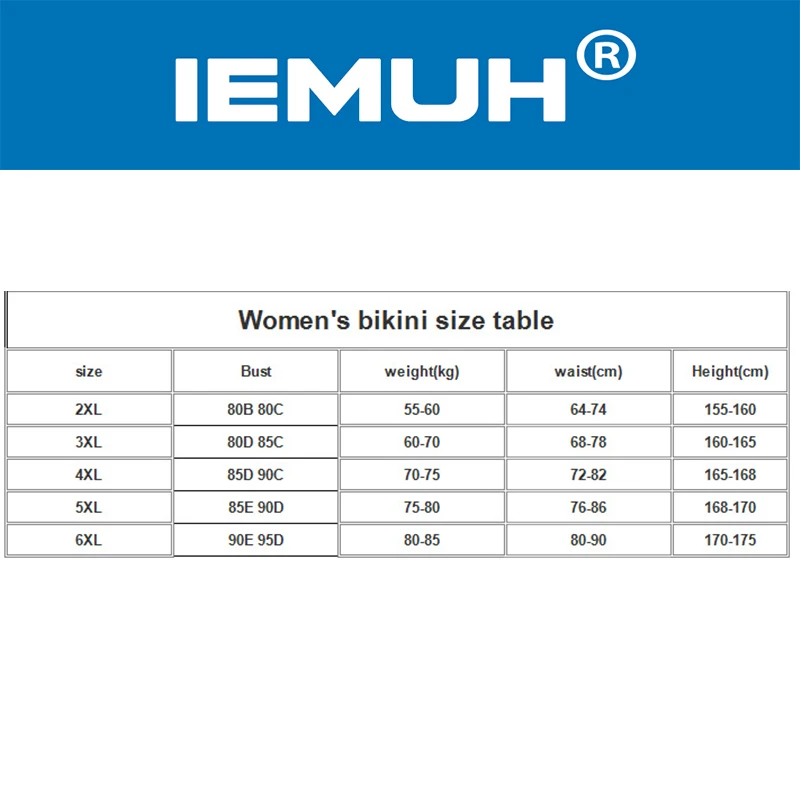 Iemuh брендовые пикантные бикини Для женщин купальник летом высокая талия