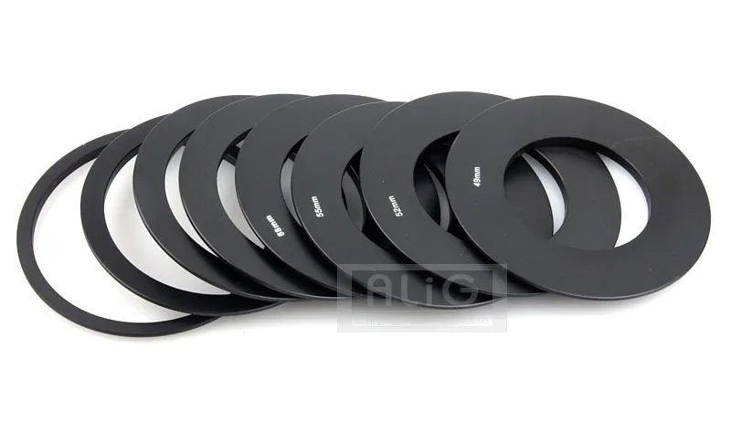 Кольцо адаптер для фильтра объектива камеры 49 мм 52 55 58 62 67 72 77 серии P|filter adapter