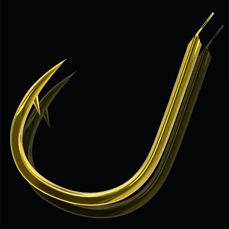 Gold 100 Fulljion 100 шт./лот, рыболовные крючки из высокоуглеродистой стали, золотой, черный, колючий крючок, рыболовные крючки для травы, приманки "Карп", рыболовные снасти - Цвет: Gold 100