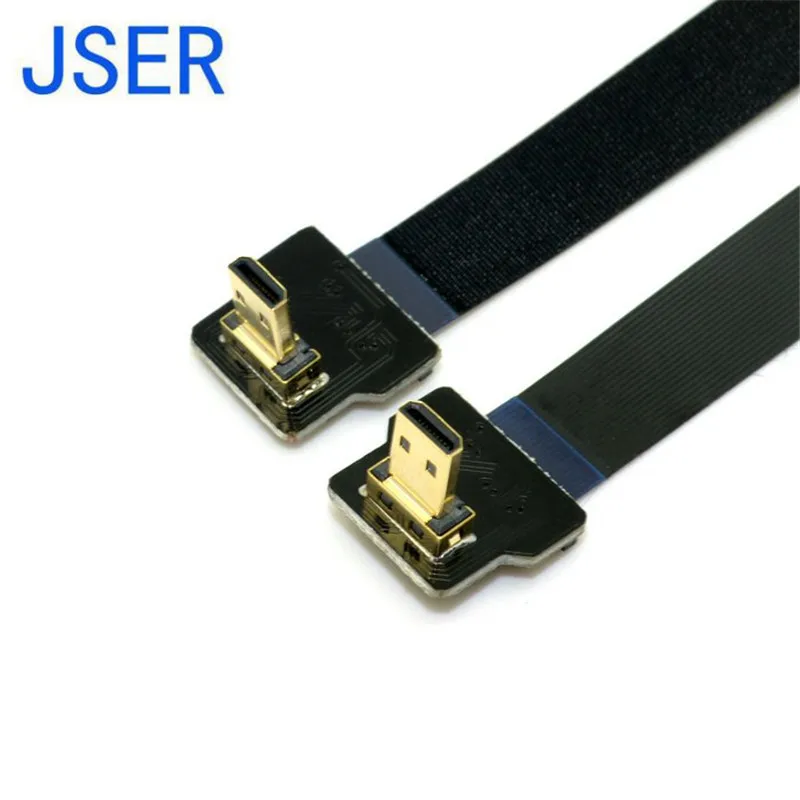 

0,1 м-1 м 90 градусов вниз угловой FPV Micro HDMI штекер к Micro HDMI FPC плоский кабель для мультикоптера аэрофотосъемки 0,1 м 0,5 м