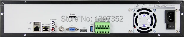 H.264 64ch индустрии безопасности NVR Портативный P2P сети видео Регистраторы Поддержка