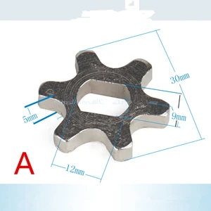 5016B 2PCS Шестерня звездочки привод Замена звездочки для MAKITA 5016B 5012B 405 8016 5014B шестерня Звездочка Электрическая цепная пила Цепная пила цепь - Цвет: 5016B 2PCS