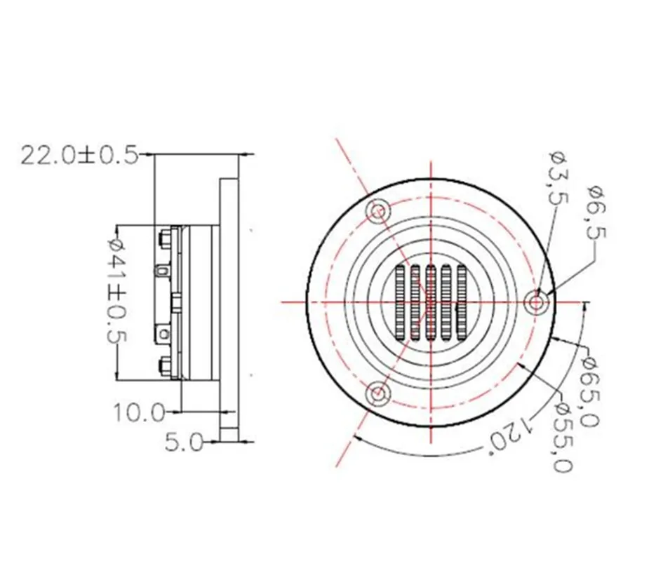 1 шт. 89dB 40000Hz AMT ленточный Высокочастотный динамик драйвер Трансформатор движения