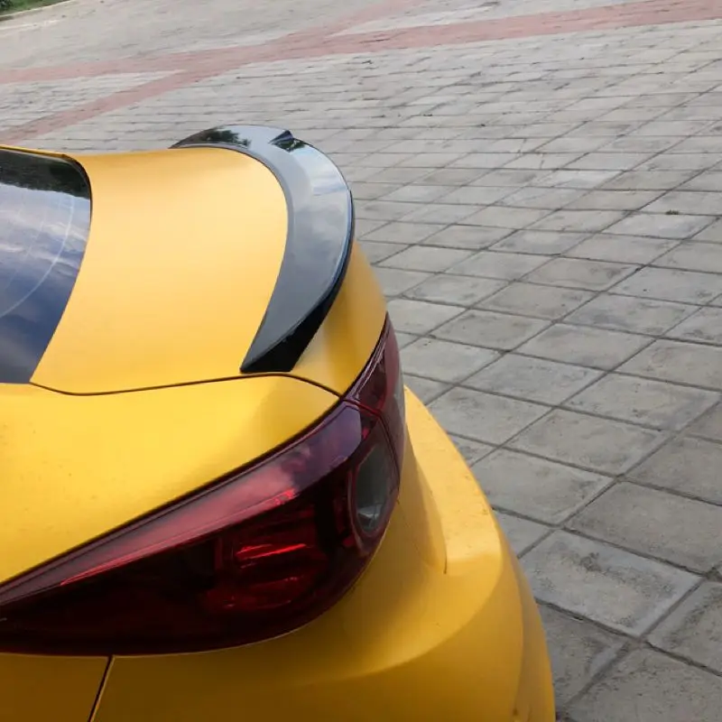 Для Mazda 3 Axela украшение автомобиля ABS пластик задний спойлер багажника