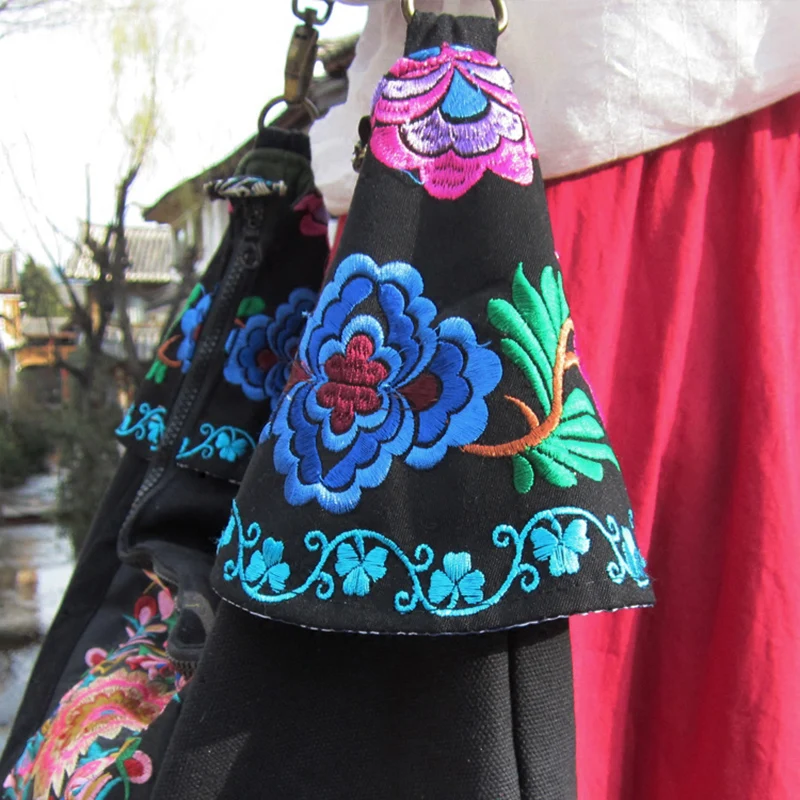 Винтажная ручная работа Hmong племенной Этнический тайский индийский бохо льняная