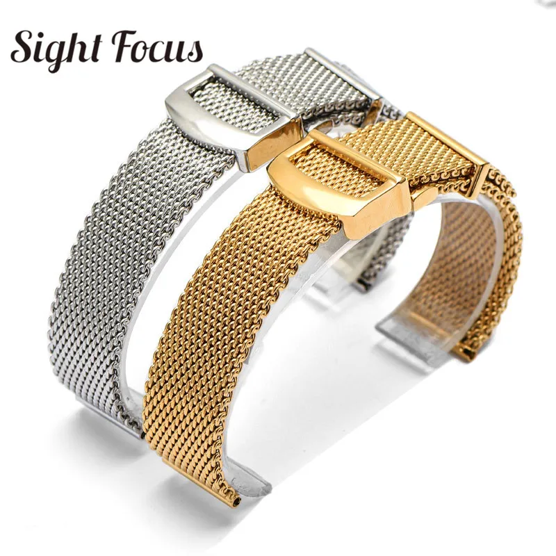 Ремешок для часов Milanese Mesh из нержавеющей стали 20 мм 22 IWC Portofino IW356501 356505 сменный