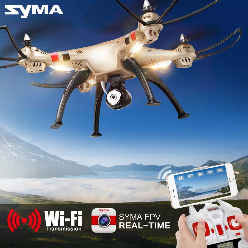 SYMA официальный X8HW FPV RC Дрон с WiFi HD камера в режиме реального времени обмен дронами