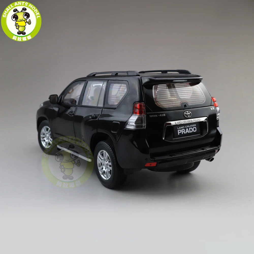 1/18 Land Cruiser Prado литая под давлением модель автомобиля SUV игрушки Детские подарки для мальчиков девочек коллекция хобби черный