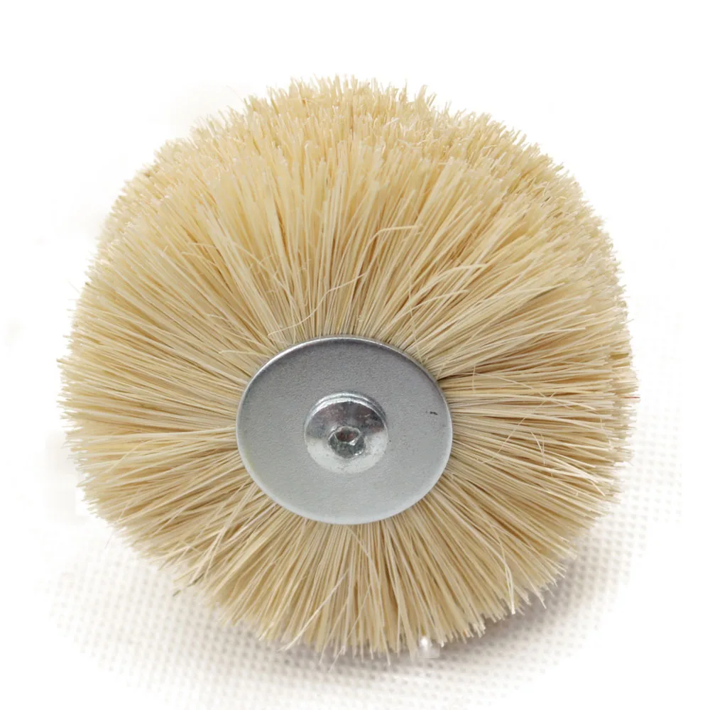 

1 шт., щетка из сизалевого волокна, деревообрабатывающая полировка, швабра из конского волоса, колесо для полировки, роликовый хвостовик 6 мм для вращающегося инструмента