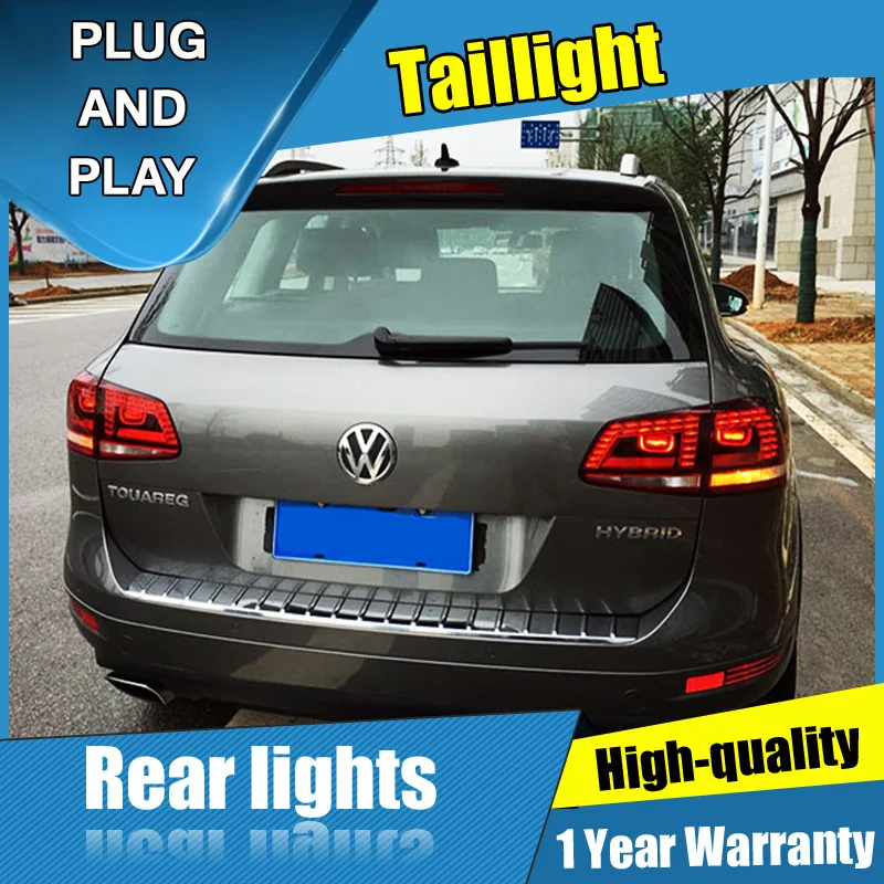 4 шт. автомобильный Стайлинг для Volkswagen Touareg светодиодный задний светильник s 2011 2013