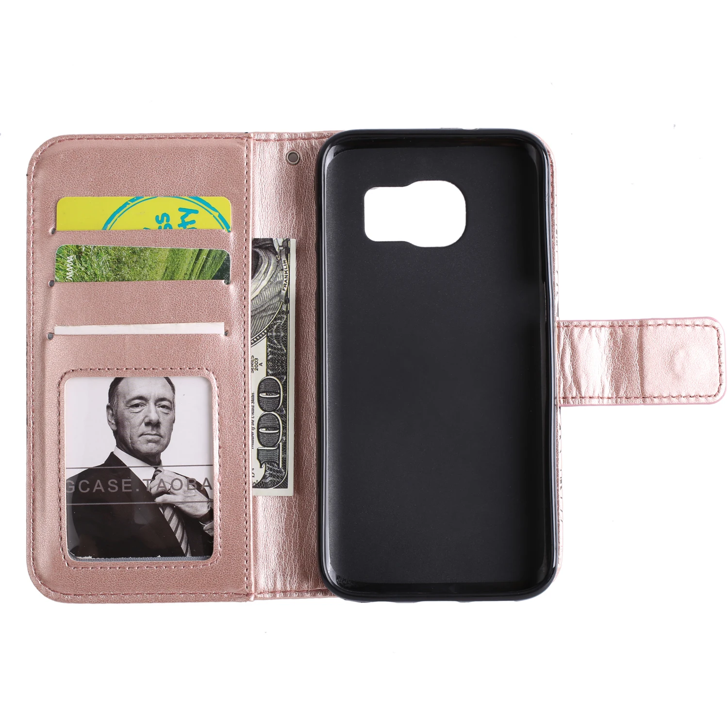 Флип чехол для Samsung Galaxy S7 S 7 G930F G930FD G930U цветочный кожаный телефона SM G930f G930fd герой