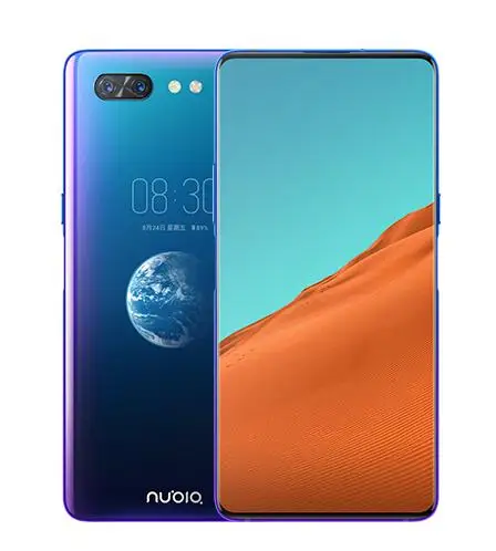 8g 128g ocean blue Zte Nubia X мобильного телефона 6/8GB Оперативная память 64/128 ГБ Snapdragon 845 Octa Core 6,26+ 5,1 ''двойной Экран 16+ 24 Мп Камера 3800 мАч для смартфонов - Цвет: 8g 128g ocean blue