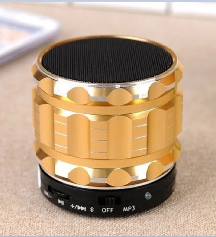 Беспроводной Bluetooth Динамик Металлический мини телефон с громкие динамики