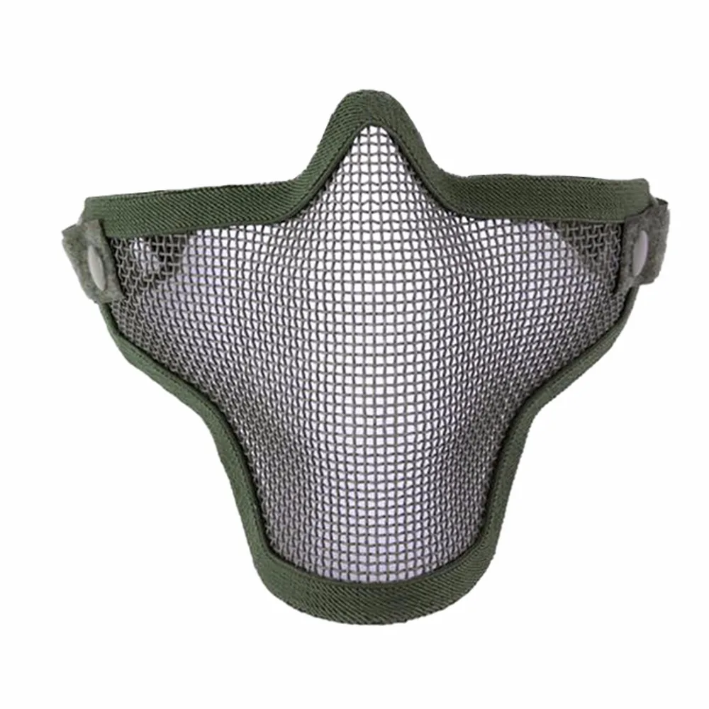 Маска для страйкбола Тактический шлем половина нижнего лица сетчатая