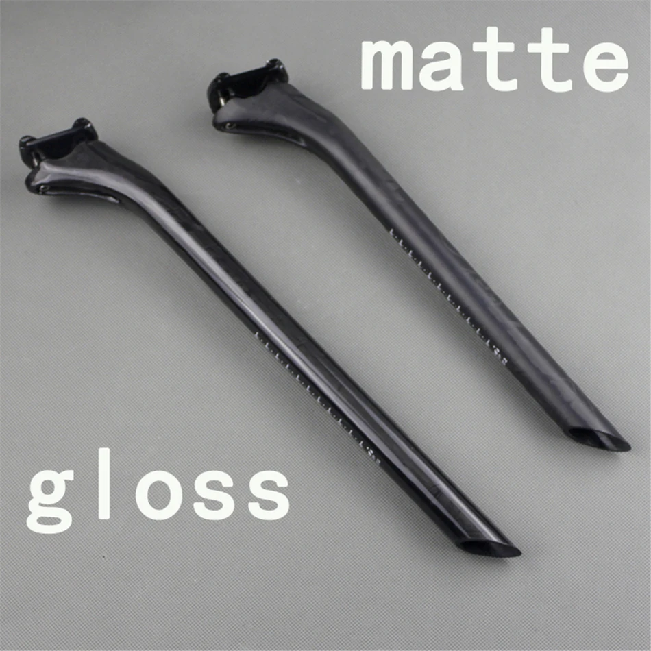 

NO LOGO Carbon seatpost 27.2 31.6 MTB bicycle seat post tube full Carbon fiber Bevel seatpost Carbon MTB 3K/marble mate gloss