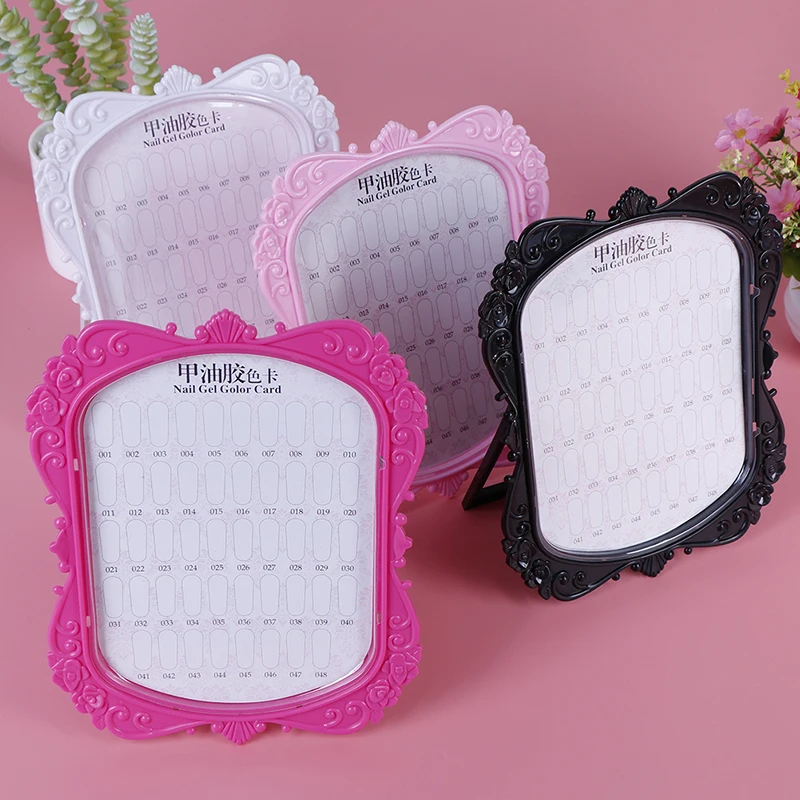 Новый 48 наконечников двусторонний Гель лак для ногтей цветная карта дисплей