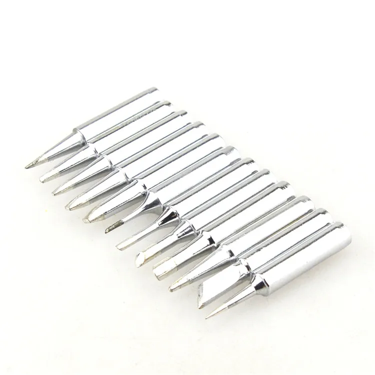 

10pcs/lot 936 Long life hot thermostat Tipper tip Pointed horseshoe Flat head heat welding stand 900M-1.2D/1.6D/2.4D/3.2D