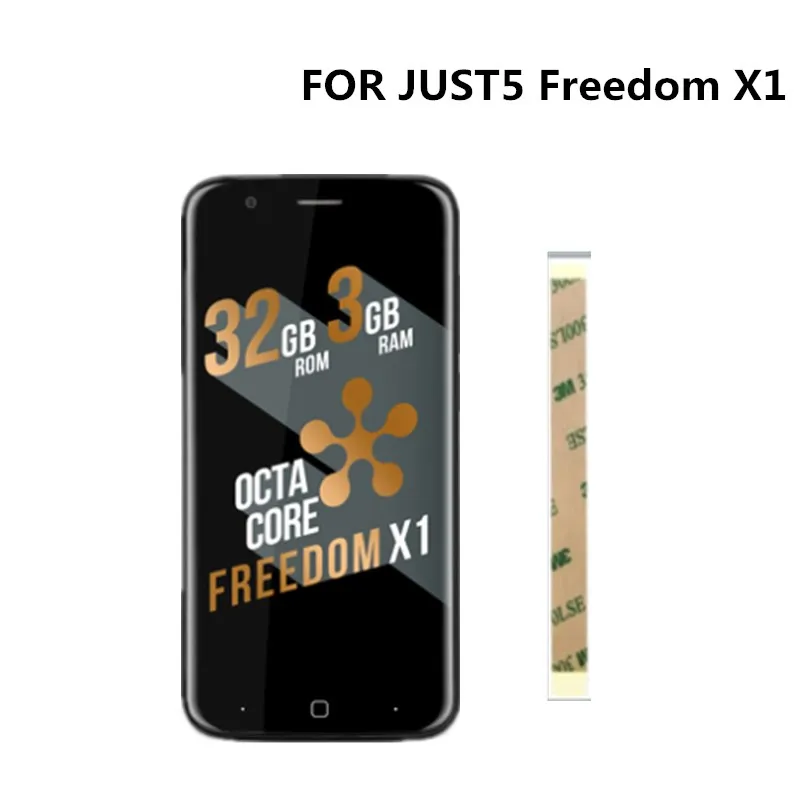 Сенсорный экран 5 0 дюйма для JUST5 Freedom X1 дигитайзер стеклянный датчик + ЖК-дисплей