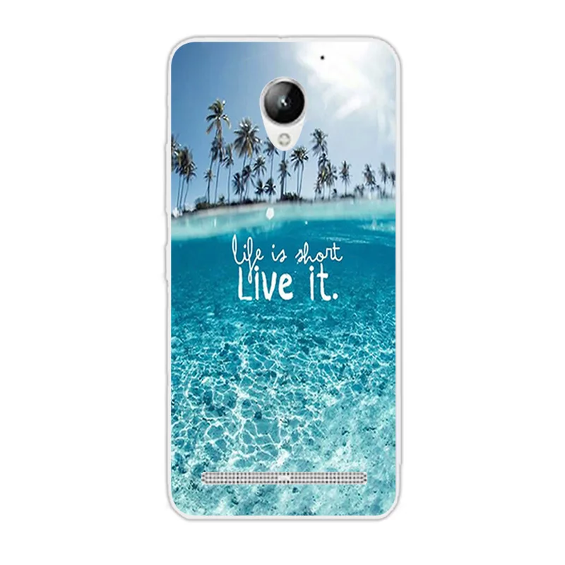 Чехол для lenovo Vibe C2 K10A40 дизайн Улыбка TPU чехол 5,0 дюймов для lenovo C2 чехол для телефона силиконовый телефон Bacl защитный Fundas - Цвет: 20