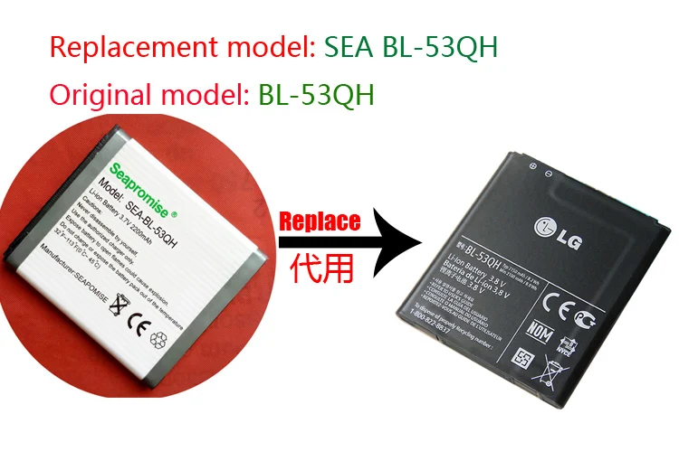 Аккумулятор BL53QH мобильный телефон аккумулятор для LG P880 Optimus 4X HD F160L розничная