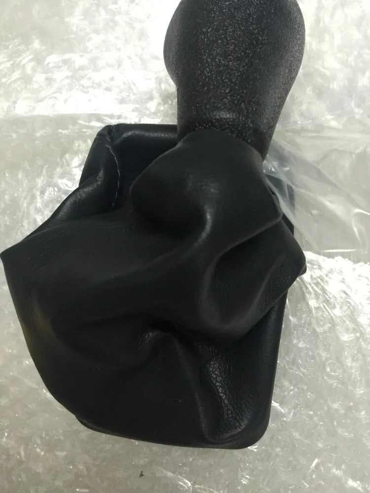 Бесплатная доставка ручки переключения передач для автомобиля с кожаной