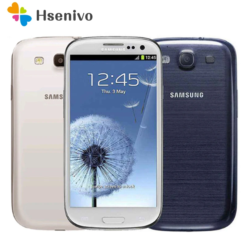 Разблокированный samsung Galaxy S3 i9300 сотовый телефон четырехъядерный 8MP камера NFC 4,8 ''gps Wifi 3g телефон Восстановленный