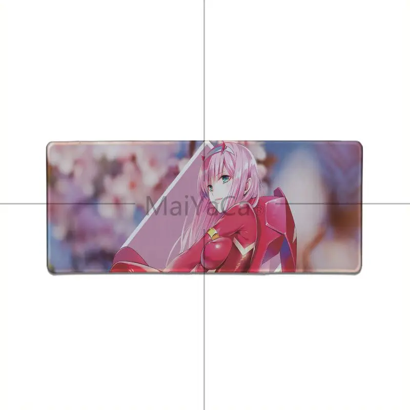 MaiYaCa Zero Two Darling in the FranXX офисные мыши геймер мягкий коврик для мышки с аниме девушка натуральный каучук игровой коврик для мыши Настольный коврик