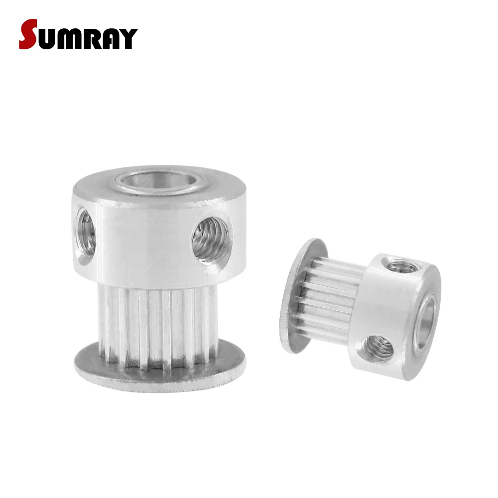 

2PCS Gear Belt Pulley MXL 22T 4/5/6/6.35/7/8mm Inner Bore Tooth Belt Pulley 7mm Belt Width Synchronous Wheel Pulley